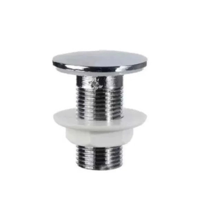 CUBRE AGUJERO PLASTICO CROMADO (X1)