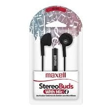 AURICULAR MAXELL EBMIC C/MICROF VS COLOR